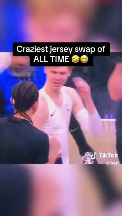 Jersey swap surprise 