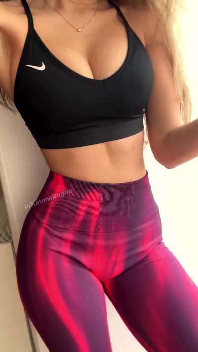 I feel so much hotter now that I’m consistent with gym