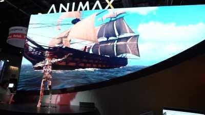 Yo ho, yo ho, a robot's life for me! Atom by Animax, at IAAPA Expo