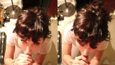 Such a pretty blowjob queen