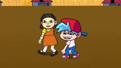 “Squid Game Doll, FNF, and… Flossing? Yep, that’ll get us a million views! We so hip with the kids, this is so RAD and GROOVY!!!”