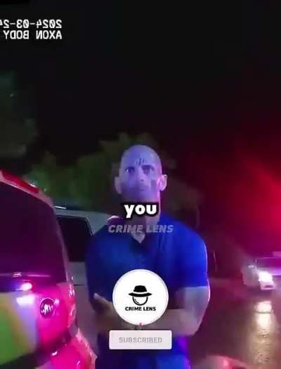 Breaking Chad gets pulled over by the cops geeked out of his mind on crystal meth.