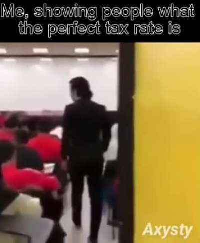 The funni kolor is on the wall