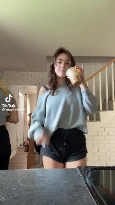 On her sister account 