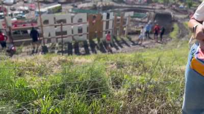 Whoops… her tits slipped out