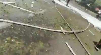 Hamas is launching non-stop rocket waves at Israel this morning after deadly airstrikes by IDF on Gaza last night. One Israeli dead following an impact in Ramat Gan. The death toll in Israel rises to 11.