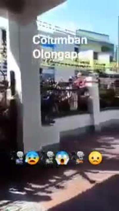 Vaccination site in Olongapo City the day of the vaccine card mandate