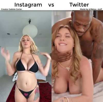 Instagram vs Twitter