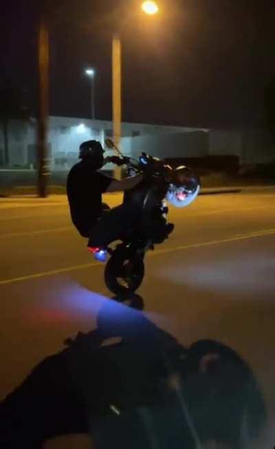 You’re not allowed to say grom stunts don’t count if you can only do power wheelies on your 600