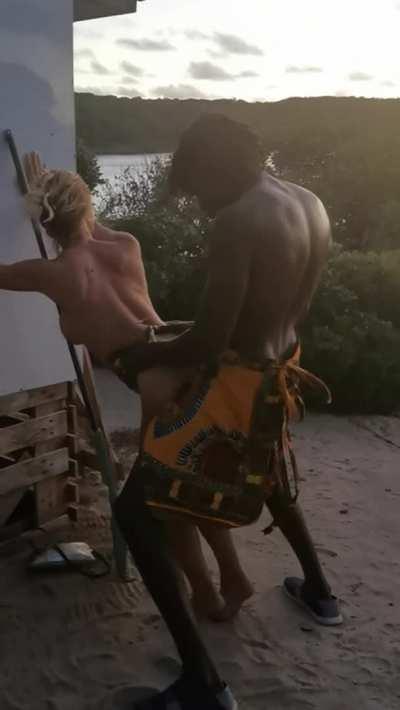 Milf got vaccinated and is ready for bbc on vacation