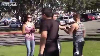 Busted cheating wife