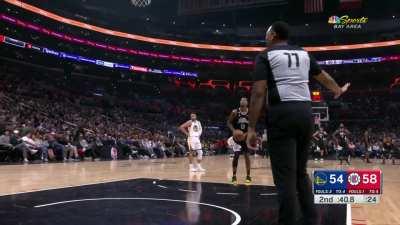 [Highlight] Draymond gets his 16th technical and will miss the next Warriors game vs Atlanta