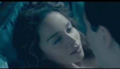 Just as you’re about to pull out, Emilia Clarke closes her legs around your back and whispers in your ear “No no, tonight we’re making a baby. Fill me up, darling!” You can’t think straight anymore, push yourself deep into her one last time and make her a