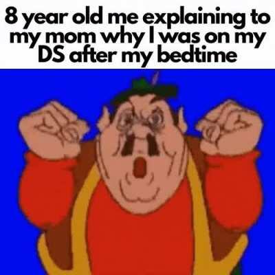 It's my alarm clock, mom!