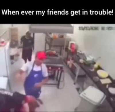 This is how I defend my homies!