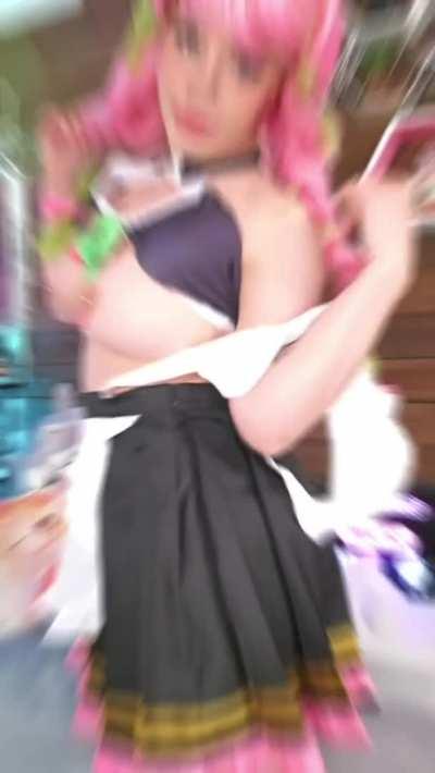 Mitsuri Kanroji from Demon Slayer by Heatherbby