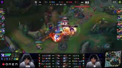 T1 vs BLG Worlds 2024 finals game 4: Faker moment
