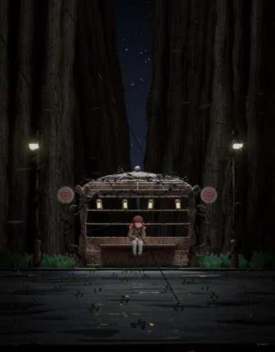 A rainy night in the forest [OC]