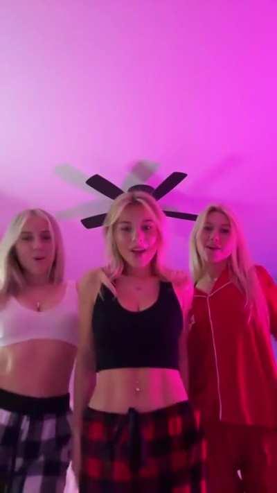 ariana white tiktok with friends