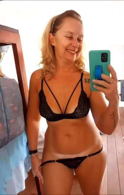 Hope you like my black lingerie for today