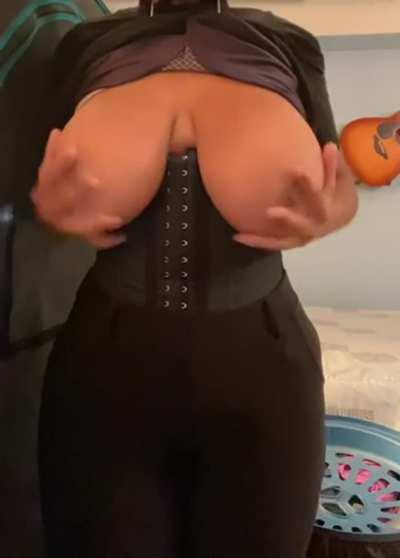 Are my stacked boobs your type?