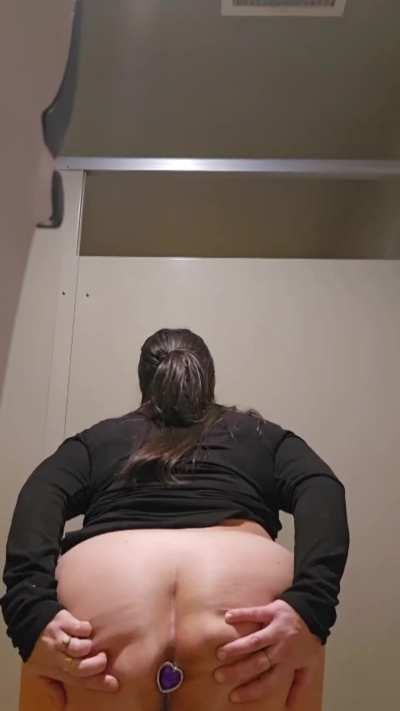 Wearing my plug at work 