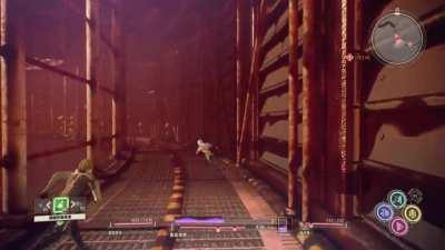 The music will change to match your footsteps after dodging