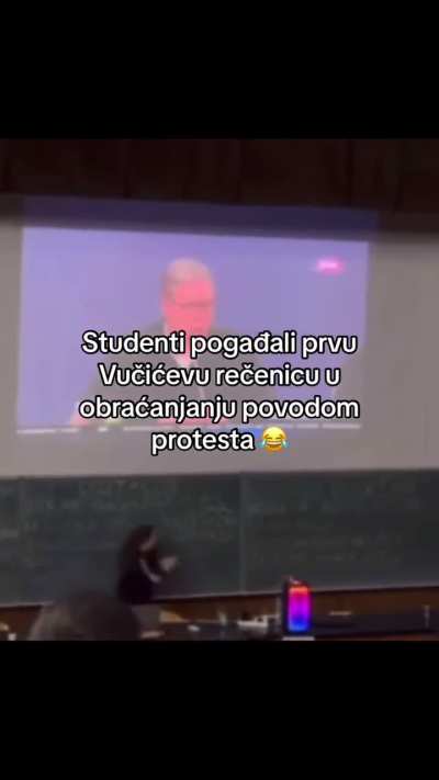 Studenti pogađali prvu Vučićevu rečenicu u obraćanju povodom protesta