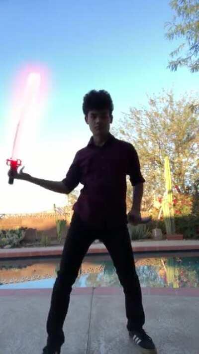 Dont forget anything just watch incredible Jedi skills and editing (+audio)