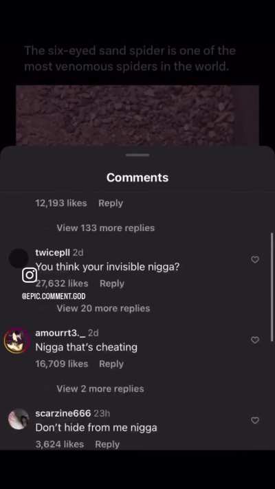 he thinks hes invisible