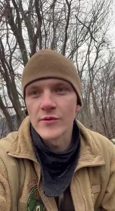 Ukrainian morale around Bakhmut right now - Roman Trokhymets shows how his unit reacts when russian troops start moving forward