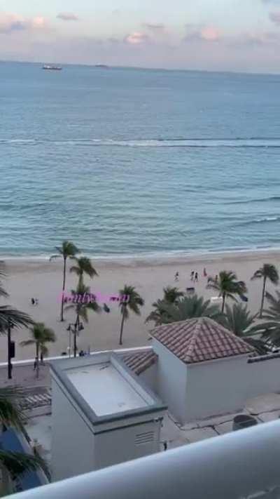 The view was amazing