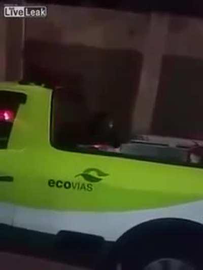 Disturbed woman on bath salts not living her best life.