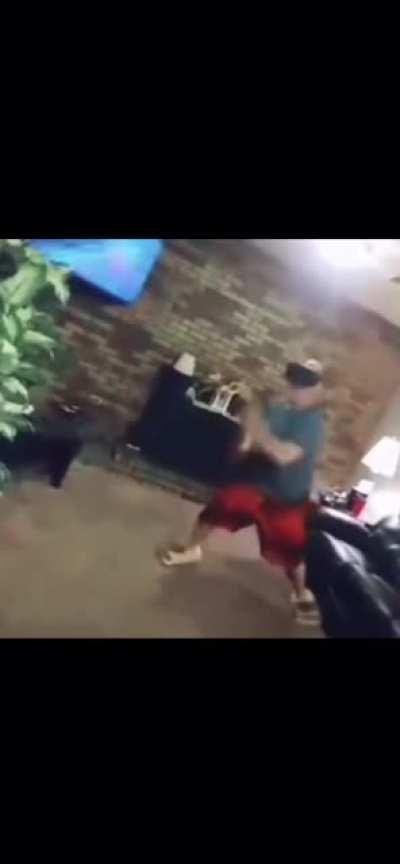 I believe this belongs here, apparently he was playing the Adrian Peterson in simulator...