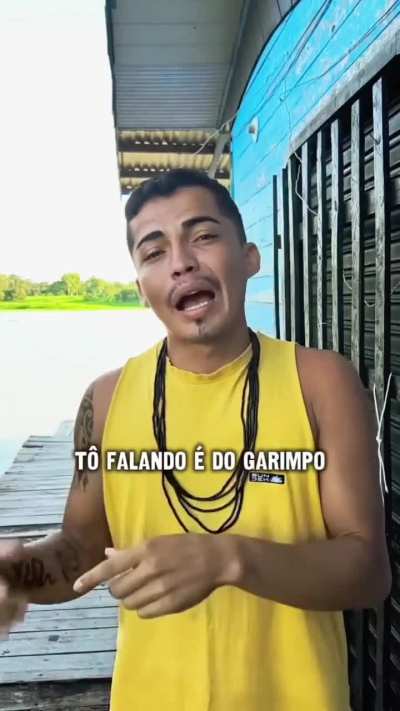 Garimpo no rio Madeira