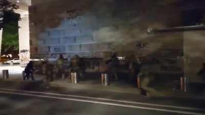 Federal Agents attacked with hammer in Portland earlier this week