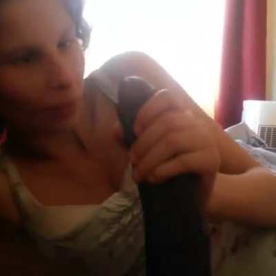 I'd be like that too if I saw such a big dick😩 hour of foreplay before it goes near the pussy 