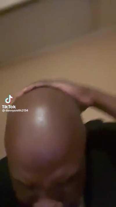 Unc let neice cut his “hair” 😭