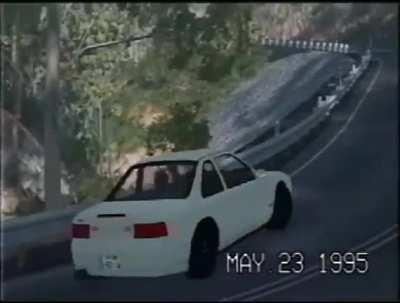 windy summer. A 90's drift montage set in Australia.