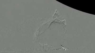 Solar plasma ejection - 31/01/ - 01/02/2022