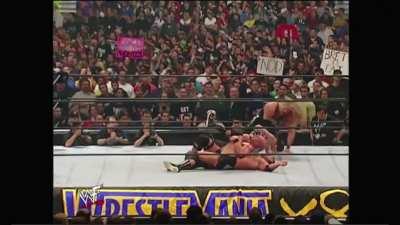 Just the smoothest slide into the ring you’ll ever see