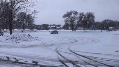 All electric drifting from a mid-engined economy hatch