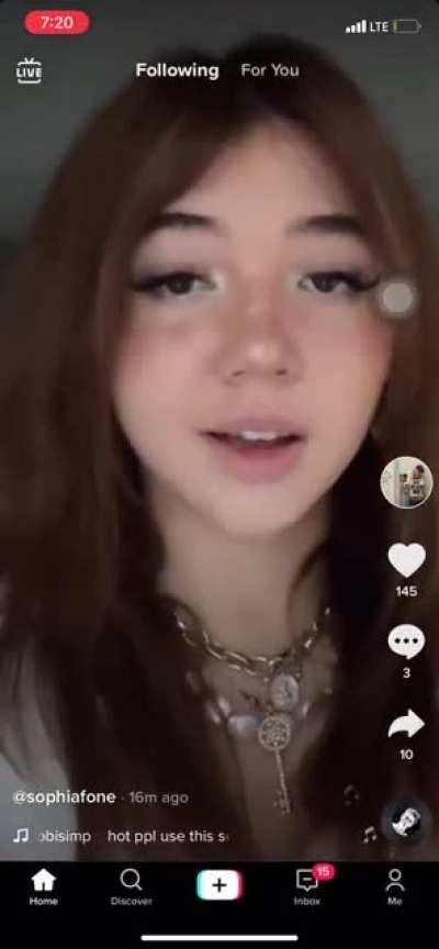 Tik tok she deleted