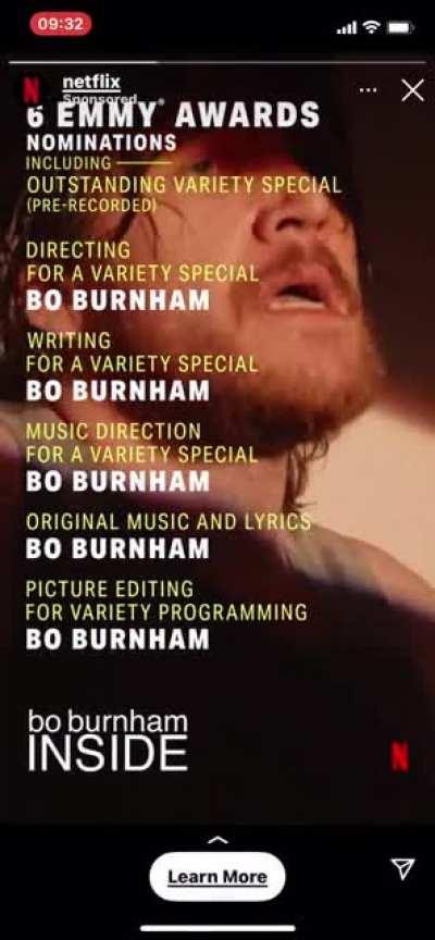 Netflix ad that popped up on my insta