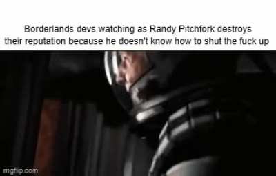 Randy, the game is good, just shut the fuck up and put your phone down