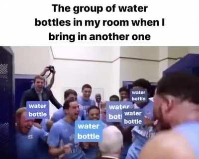 Coach celebrating with his team