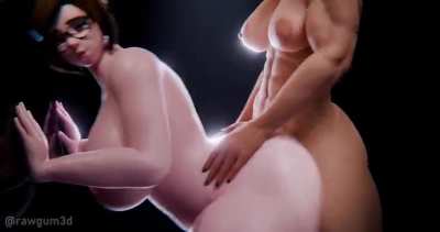 Junker Queen Pounding Mei (Rawgum3D) [Overwatch]