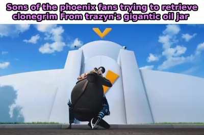 One must imagine the phoenician's children happy.