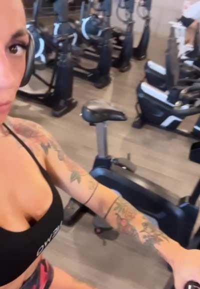 That's how I would like to sweat doing another type of cardio [f]