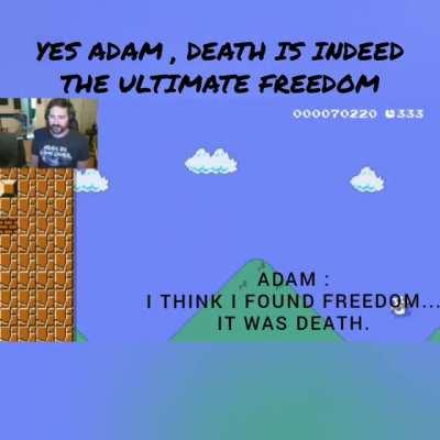DEATH IS THE ULTIMATE FREEDOM